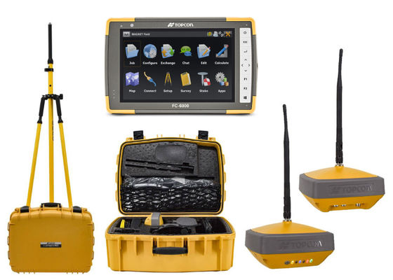 Topcon Hiper VR GPS L1C And Internal Radio Optional 405–470 MHz UHF Or FH915 Spread Spectrum For Precise GPS RTK Solutions