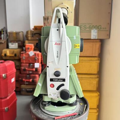 Leica TS09 สถานีรวมที่มี 1000m ไม่มี ระยะ Prism 1G การเก็บข้อมูลมวลและวิธีการวัด